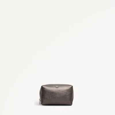 Radley London Gun Metal Medium Ziptop Pouch