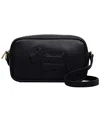 Radley London Hadley Lane Applique Dog Small Zip-top Cross Body Handbag In Black