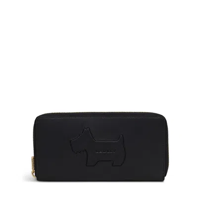 Radley London Hadley Lane Large Zip Around Wallet In Black