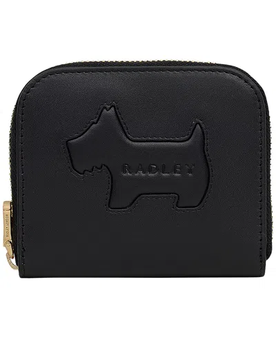 Radley London Hadley Lane Small Zip Around Wallet In Black