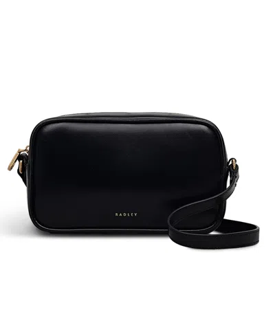 Radley London Hadley Lane Small Zip Top Crossbody Bag In Black