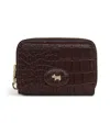 Radley London Heath Crescent Croc Zip Around Wallet In Brown