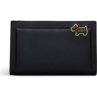 Radley London Heritage Lane Medium Bifold Wallet In Black