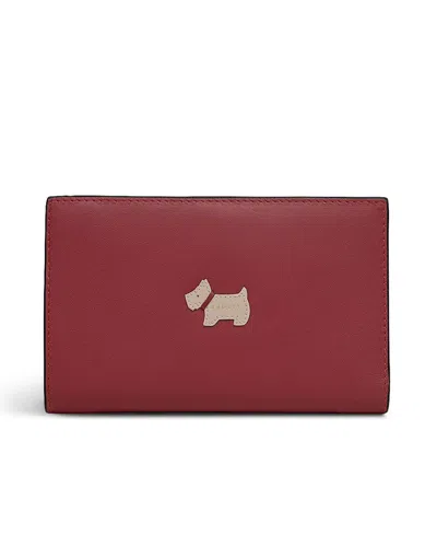 Radley London Heritage Radley Leather Bifold Wallet In Red