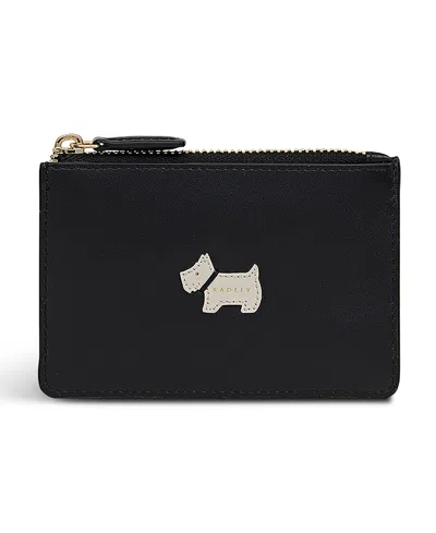 Radley London Heritage Radley Protect Mini Zip Top Coin Purse In Black
