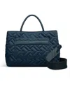 Radley London Holland Park Quilt Small Zip Top Grab Bag In Blue