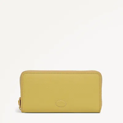 Radley London Honeycomb Large Zip Around Wallet In Yellow