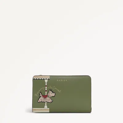 Radley London Hunter Green Medium Bifold Purse