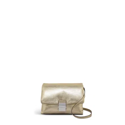 Radley London Icy Gold Leather Crossbody Bag| Bond Court Aw24
