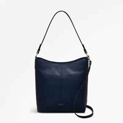 Radley London Ink Blue Zip-top Shoulder Bag