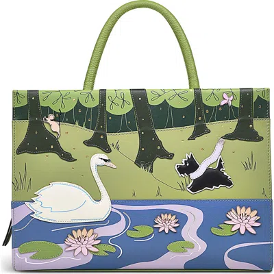 Radley London Into The Woods Bonsai Print Leather Tote Bag