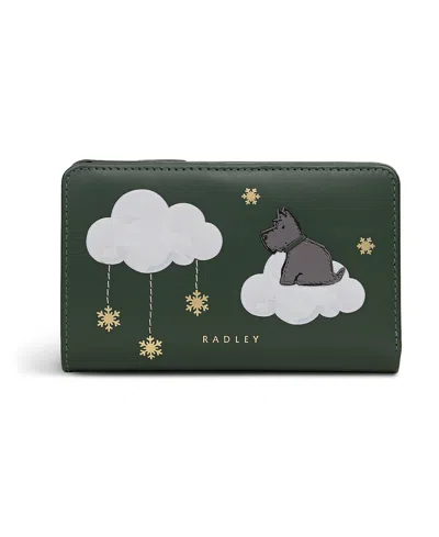 Radley London It's Written In The Snowflakes Bifold Wallet In Green