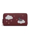 Radley London It's Written In The Snowflakes Zip Around Wallet In Burgundy