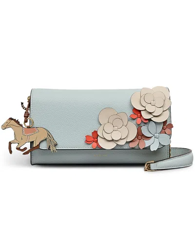 Radley London Kentucky Derby 26 Leather Wallet In Green
