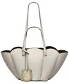 Radley London Kentucky Derby Small Leather Open Top Grab Bag In Chalk