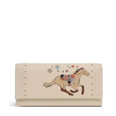 Radley London Radley Kentucky Derby Spring 2026 Large Flapover Wallet In Pink