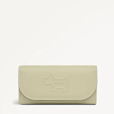 Radley London Keswick Mews Large Flapover Purse Lemongrass - 114087 In Yellow