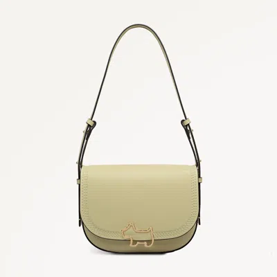 Radley London Keswick Mews Medium Flapover Shoulder Lemongrass - 113995 In Yellow