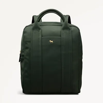 Radley London Khaki Large Ziptop Backpack In Green