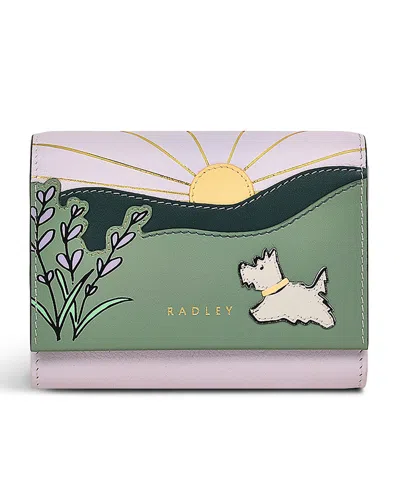 Radley London Lavender Fields Flap Over Wallet In Purple