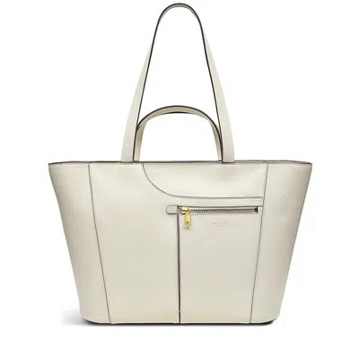 Radley London Leather Tote Bag White