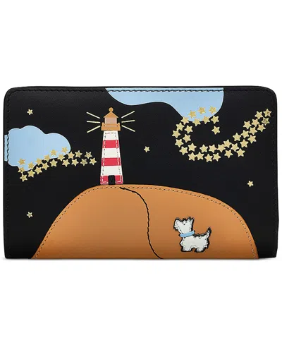 Radley London Lighthouse Medium Bifold Wallet In Black