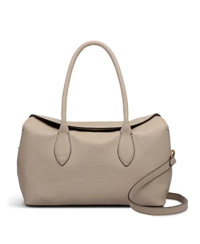 Radley London Liverpool Gardens Large Ziptop Grab Satchel Bag In Brown