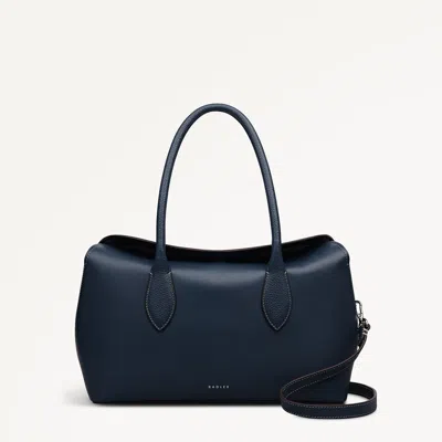 Radley London Liverpool Gardens Medium Ziptop Grab Naval - 113953 In Blue