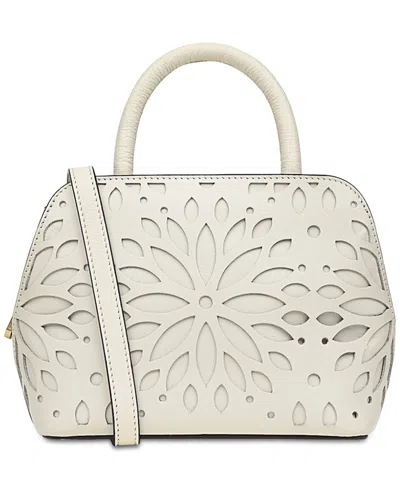 Radley London Liverpool Street 2.0 Cut Out Mini Leather Zip-top Grab Bag In White