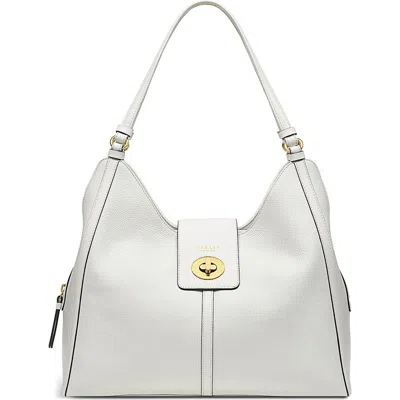 Radley London Longacre Medium Zip Shoulder Bag In Bright White