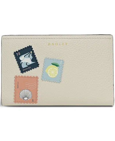 Radley London Luggage Lane Leather Medium Bifold Wallet In Blue