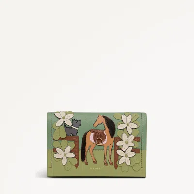 Radley London Lunar New Year - Ss26 Medium Flapover Wallet Pistachio - 113176 In Green
