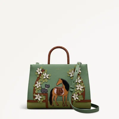 Radley London Lunar New Year - Ss26 Medium Ziptop Satchel Pistachio - 113078 In Green