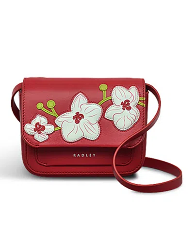 Radley London Lunar New Year Mini Flapover Crossbody Bag In Crimson