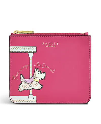Radley London Magical Carousel Coin Purse In Pink