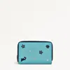 Radley London Blue Designer Leather Purse In Blue