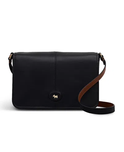 Radley London Maldon Mews Small Flapover Crossbody Bag In Black