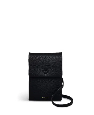 Radley London Mallow Street Mini Phone Crossbody Bag In Black