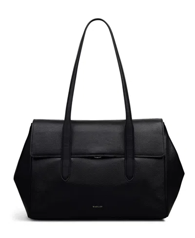 Radley London Mayfair Lane Extra-large Flapover Shoulder Bag In Black