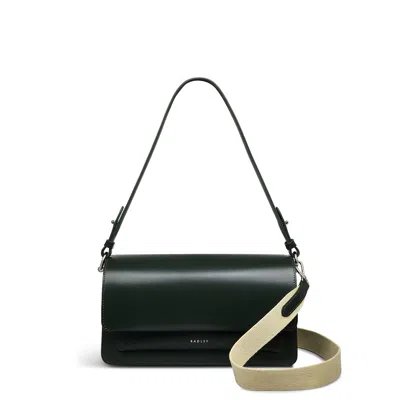 Radley London Medium Green Flapover Shoulder Bag
