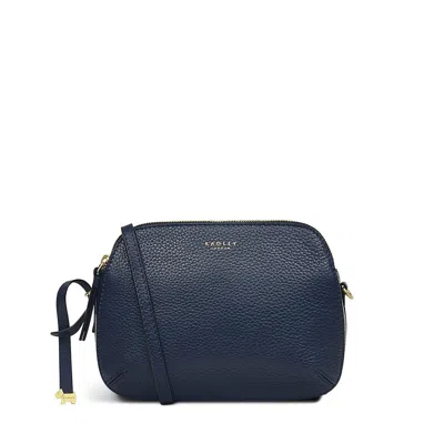 Radley London Medium Zip-top Cross Body Bag In Ink Blue