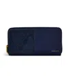 Radley London Mount Row Faux Snake Zip Around Wallet In Evenfall