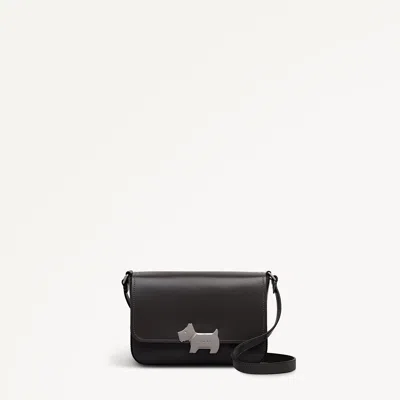 Radley London Mouse Medium Flapover Cross Body Bag In Gray