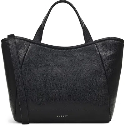 Radley London Muswell Lane Leather Satchel Bag In Black