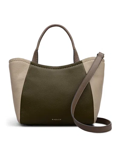 Radley London Muswell Lane Small Zip Top Grab Handbag In Green