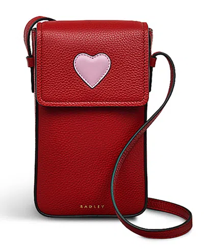 Radley London My Love Medium Phone Crossbody Wallet In Poinsettia