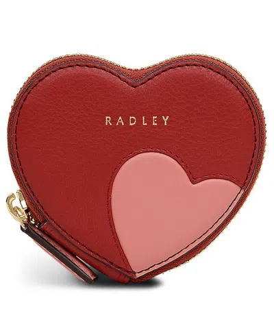 Radley London My Love Zip Coin Purse Wallet In Burgundy