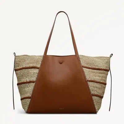 Radley London Natural Extra Large Open Top Tote Bag In Sand