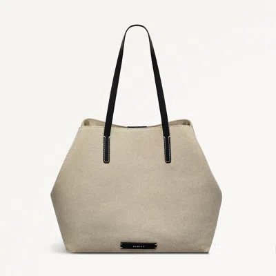 Radley London Natural Large Open Top Tote Bag In Sand