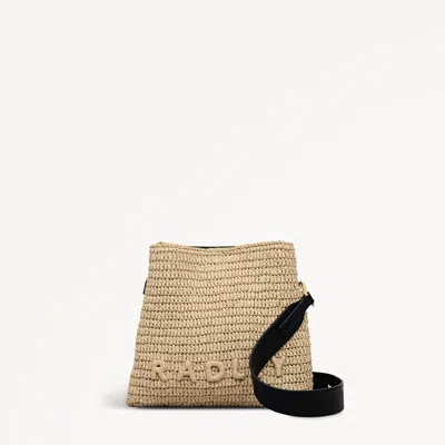 Radley London Natural Medium Compartment Cross Body Bag In Sand